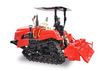 mini tractor de granja de la correa eslabonada 36.8kw con el cultivador rotatorio 50HP XJ502LT proveedor