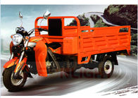 Camión volquete de la rueda del rojo 3/triciclo del motor del cargo para la plantación de la explotación minera de la montaña proveedor