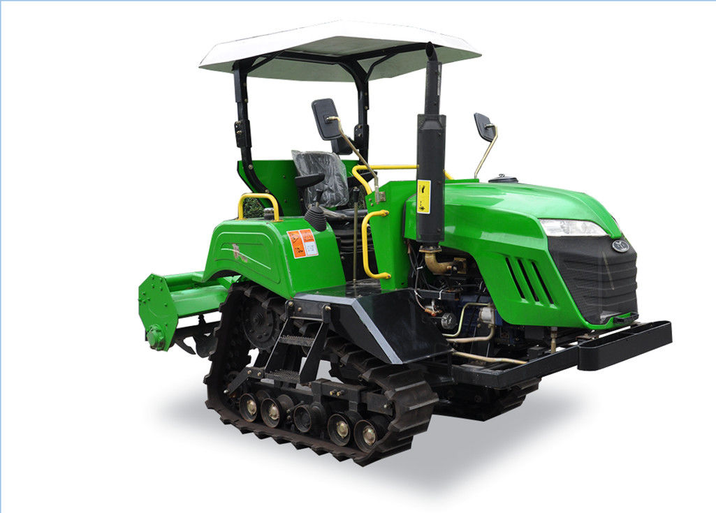 Tipo pequeños tractores de granja, velocidad de la correa eslabonada de la correa eslabonada 0-12Km/H del tractor del jardín 80HP proveedor