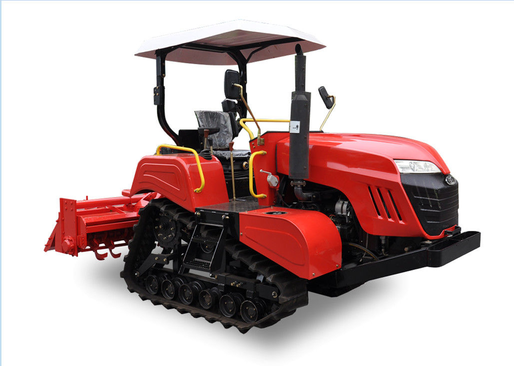 Pequeño tractor de correa eslabonada de la forma hermosa para eficacia del trabajo del campo del arroz la alta proveedor