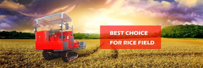 Cultivador 55KW del cultivador del tractor de granja del campo del arroz mini/del tractor de la agricultura 0